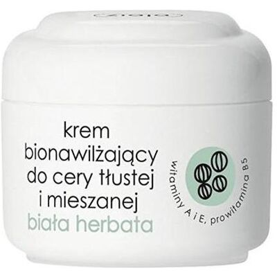 Ziaja, Gesichtscreme, Bio Moisturizing Cream Oily Skin And Mixed White Tea 50Ml (50 ml, Tagescreme) Ziaja, Gesichtscreme, Bio Moisturizing Cream Oily Skin And Mixed White Tea 50Ml (50 ml, Tagescreme)