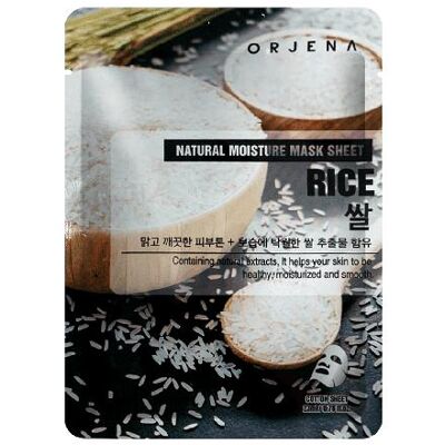 Orjena, Gesichtsmaske, Brightening Sheet Mask With Rice Extract 23ml Orjena, Gesichtsmaske, Brightening Sheet Mask With Rice Extract 23ml