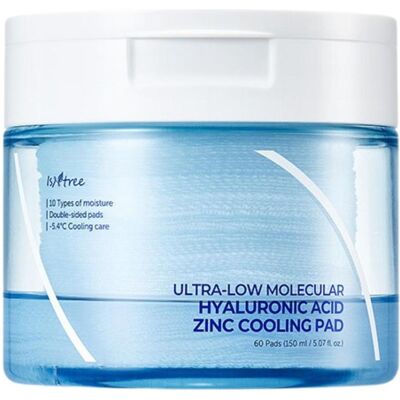 Isntree, Gesichtsreinigung, Kühlendes Toner-Pad mit Hyaluronsäure und ultra-niedrigem Molekulargewicht (150 ml) Isntree, Gesichtsreinigung, Kühlendes Toner-Pad mit Hyaluronsäure und ultra-niedrigem Molekulargewicht (150 ml)