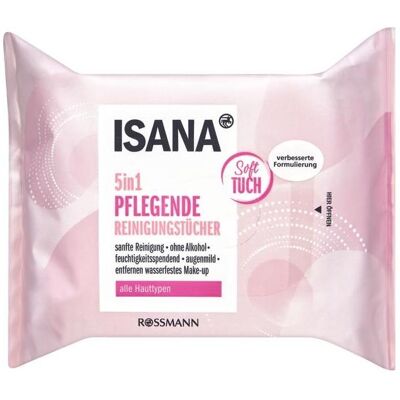 Isana, Gesichtsreinigung, feuchte Reinigungstücher (Reinigungstücher Gesicht) Isana, Gesichtsreinigung, feuchte Reinigungstücher (Reinigungstücher Gesicht)
