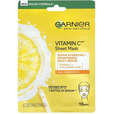 Garnier Vitamin C Gesichtsmaske - Aufhellend & Feuchtigkeitsspendend - 28g Garnier Vitamin C Gesichtsmaske - Aufhellend & Feuchtigkeitsspendend - 28g