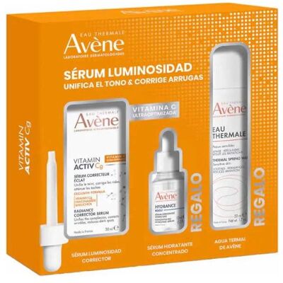 Avène, Gesichtsserum, Vitamin Activ Cg Sérum + Hydrance Sérum + Agua Termal Estuche 3 pz (30 ml) Avène, Gesichtsserum, Vitamin Activ Cg Sérum + Hydrance Sérum + Agua Termal Estuche 3 pz (30 ml)