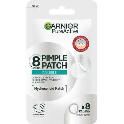 Garnier, Pflaster, Unsichtbare Hydrokolloidpflaster mit BHA gegen Hautunreinheiten Pure Active (Pickelpflaster) 8 Stück (8x) Garnier, Pflaster, Unsichtbare Hydrokolloidpflaster mit BHA gegen Hautunreinheiten Pure Active (Pickelpflaster) 8 Stück (8x)