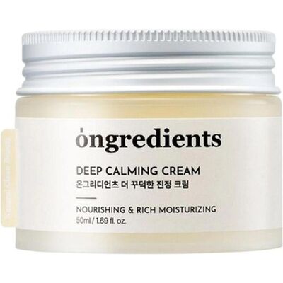 Ongredients, Gesichtscreme, Deep Calming Cream Daily Face Moisturizer for Dry Sensitive Skin (50 ml) Ongredients, Gesichtscreme, Deep Calming Cream Daily Face Moisturizer for Dry Sensitive Skin (50 ml)