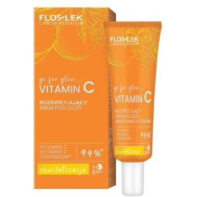 Floslek, Augenpflege, Laboratorium Go For Glow Vitamin C Aufhellende Augencreme 30 Ml (Augenpflege Crème, Tag, 30 ml) Floslek, Augenpflege, Laboratorium Go For Glow Vitamin C Aufhellende Augencreme 30 Ml (Augenpflege Crème, Tag, 30 ml)