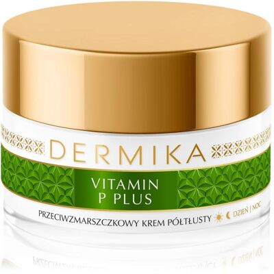 Dermika Vitamin P Plus Hypoallergenische semi-fett Tages- und Nachtcreme - Gesichtspflege Dermika Vitamin P Plus Hypoallergenische semi-fett Tages- und Nachtcreme - Gesichtspflege