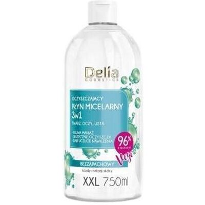 Delia Cosmetics, Gesichtsreinigung, Delia 3-in-1 Mizellen-Reinigungsflüssigkeit 750ml (Gesichtswasser, 750 ml) Delia Cosmetics, Gesichtsreinigung, Delia 3-in-1 Mizellen-Reinigungsflüssigkeit 750ml (Gesichtswasser, 750 ml)