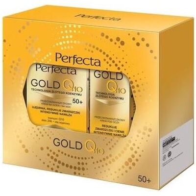 Perfecta, Beauty Geschenkset, Perfectaset Gold Q10 Tages- und Nachtcreme 50ml und Anti-Falten Augencreme 15ml (Gesichtspflege Set) Perfecta, Beauty Geschenkset, Perfectaset Gold Q10 Tages- und Nachtcreme 50ml und Anti-Falten Augencreme 15ml (Gesichtspflege Set)