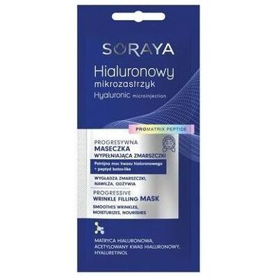 Soraya, Gesichtsmaske, Hyaluronic Micro Injection Progressive Mask Filling Wrinkles 8ml (8 ml) Soraya, Gesichtsmaske, Hyaluronic Micro Injection Progressive Mask Filling Wrinkles 8ml (8 ml)