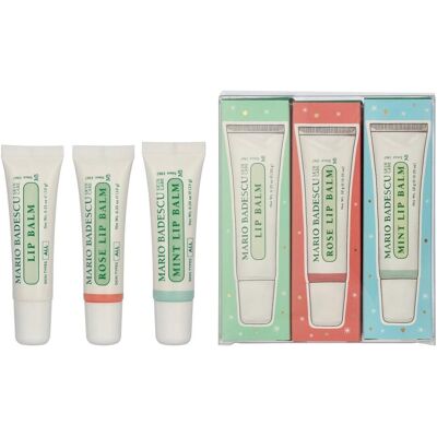Mario Badescu, Lippenpflege, Lippenbalsam Trio - 10 Gramm (Lippenpflege Set, 30 g) Mario Badescu, Lippenpflege, Lippenbalsam Trio - 10 Gramm (Lippenpflege Set, 30 g)