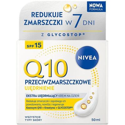 NIVEA, Gesichtscreme, Q10 Plus Anti-Wrinkle Day Cream 50ml (50 ml, Tagescreme, SPF 15) NIVEA, Gesichtscreme, Q10 Plus Anti-Wrinkle Day Cream 50ml (50 ml, Tagescreme, SPF 15)