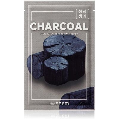 The Saem, Gesichtsmaske, Natural Mask Sheet Charcoal (21 ml) The Saem, Gesichtsmaske, Natural Mask Sheet Charcoal (21 ml)