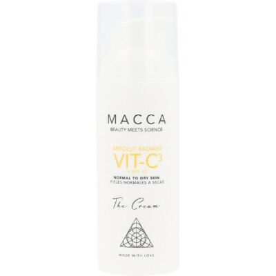 Macca Absolut Strahlende Vit-c3 Creme SPF 15 - Feuchtigkeitscreme für trockene & normale Haut Macca Absolut Strahlende Vit-c3 Creme SPF 15 - Feuchtigkeitscreme für trockene & normale Haut