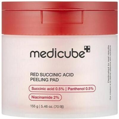 Medicube, Gesichtsmaske, Red Succinic Acid Facial Toning Pads (155 ml) Medicube, Gesichtsmaske, Red Succinic Acid Facial Toning Pads (155 ml)