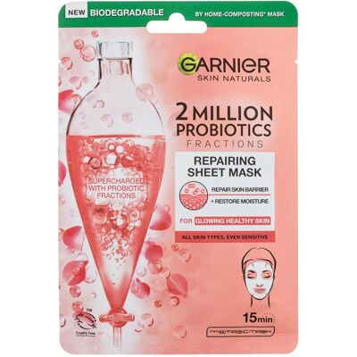Garnier Modell 2 Million Probiotics Reparaturmaske - Sheet Mask Garnier Modell 2 Million Probiotics Reparaturmaske - Sheet Mask