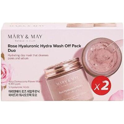 Mary&May, Gesichtsmaske, Hyaluronic Hydra Wash Off Pack Duo-Maskenset (125 g) Mary&May, Gesichtsmaske, Hyaluronic Hydra Wash Off Pack Duo-Maskenset (125 g)