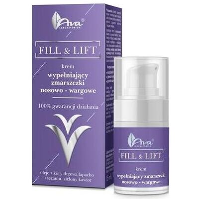 AVA Laboratorium, Augenpflege, Fill & Lift Nasolabial Wrinkle Filling Cream 15Ml (Tag, 15 ml) AVA Laboratorium, Augenpflege, Fill & Lift Nasolabial Wrinkle Filling Cream 15Ml (Tag, 15 ml)