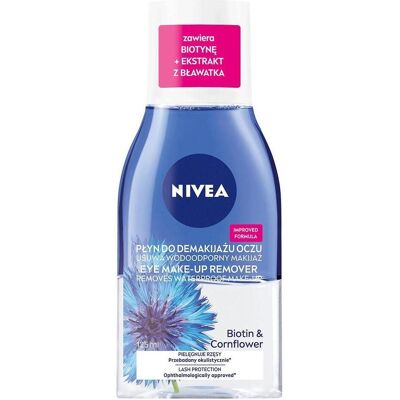 NIVEA, Gesichtsreinigung, Two-Phase Eye Makeup Remover Extract Fromavatka (Gesichtswasser, Make-Up Entferner, Reinigungsmilch, 125 ml) NIVEA, Gesichtsreinigung, Two-Phase Eye Makeup Remover Extract Fromavatka (Gesichtswasser, Make-Up Entferner, Reinigungsmilch, 125 ml)