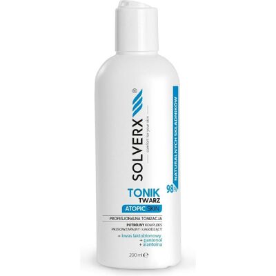 Solverx, Gesichtsreinigung, Atopic Skin Delicate Tonic Designed For Atopic And Psoriatic Skin 200Ml (Gesichtswasser, 200 ml) Solverx, Gesichtsreinigung, Atopic Skin Delicate Tonic Designed For Atopic And Psoriatic Skin 200Ml (Gesichtswasser, 200 ml)