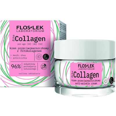 Floslek, Gesichtsserum, Fito Collagen Anti-Wrinkle Cream krem przeciwzmarszczkowy z fitokolagenem 50ml (50 ml) Floslek, Gesichtsserum, Fito Collagen Anti-Wrinkle Cream krem przeciwzmarszczkowy z fitokolagenem 50ml (50 ml)