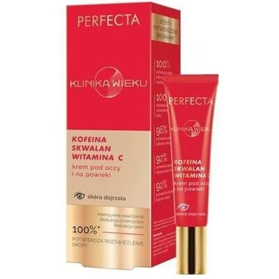 Perfecta, Augenpflege, Age Clinic Augencreme mit Koffein, Squalan und Vitamin C 15ml (Augenpflege Crème, Nacht, Tag, 15 ml) Perfecta, Augenpflege, Age Clinic Augencreme mit Koffein, Squalan und Vitamin C 15ml (Augenpflege Crème, Nacht, Tag, 15 ml)