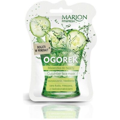 Marion, Gesichtsmaske, Fit&Fresh Face Mask Face Mask Cleansing & Moisturizing Cucumber 7.5Ml (7.50 ml) Marion, Gesichtsmaske, Fit&Fresh Face Mask Face Mask Cleansing & Moisturizing Cucumber 7.5Ml (7.50 ml)
