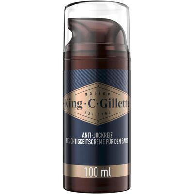 Gillette Gesichtscreme, King C Anti-Juckreiz Feuchtigkeitscreme Feuchtigkeitscreme 100 ml (100 ml) Gillette Gesichtscreme, King C Anti-Juckreiz Feuchtigkeitscreme Feuchtigkeitscreme 100 ml (100 ml)