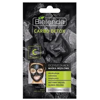 Bielenda, Gesichtsmaske, Carbo Detox Cleansing Charcoal Mask For Combination And Oily Skin 8G (8 g) Bielenda, Gesichtsmaske, Carbo Detox Cleansing Charcoal Mask For Combination And Oily Skin 8G (8 g)