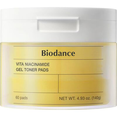 Biodance, Gesichtsserum, Vita Niacinamide Gel Toner Pad 60 Pads (200 ml) Biodance, Gesichtsserum, Vita Niacinamide Gel Toner Pad 60 Pads (200 ml)
