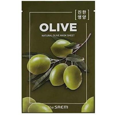 The Saem, Gesichtsmaske, Natural Mask Sheet Olive The Saem, Gesichtsmaske, Natural Mask Sheet Olive