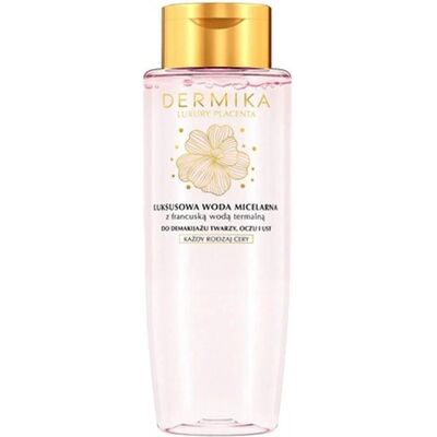 Dermika, Gesichtsreinigung, Luxury Placenta Luxury Micellar Water For Face Make-Up Removal. Eyes And Lips French Thermal (Mizellenwasser, 400 ml) Dermika, Gesichtsreinigung, Luxury Placenta Luxury Micellar Water For Face Make-Up Removal. Eyes And Lips French Thermal (Mizellenwasser, 400 ml)