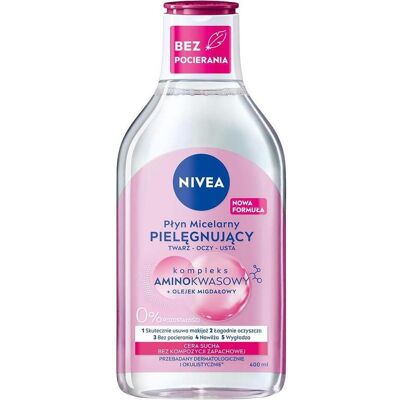 NIVEA, Gesichtsreinigung, Micellair Micellar Water 5 In 1 For Dry Skin With Natural Almond Oil (Mizellenwasser, 400 ml) NIVEA, Gesichtsreinigung, Micellair Micellar Water 5 In 1 For Dry Skin With Natural Almond Oil (Mizellenwasser, 400 ml)