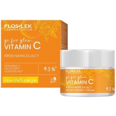 Floslek, Gesichtscreme, Laboratorium Go For Glow Vitamin C Feuchtigkeitscreme für Tag und Nacht 50 Ml (50 ml, Nachtcreme, Tagescreme) Floslek, Gesichtscreme, Laboratorium Go For Glow Vitamin C Feuchtigkeitscreme für Tag und Nacht 50 Ml (50 ml, Nachtcreme, Tagescreme)
