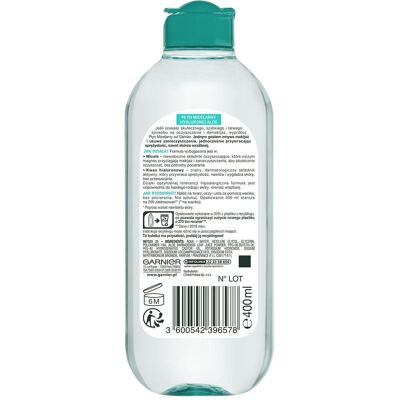 Garnier, Gesichtsreinigung, Hyaluronic Aloe micellar liquid for all skin types 400ml (Gesichtswasser, 400 ml) Garnier, Gesichtsreinigung, Hyaluronic Aloe micellar liquid for all skin types 400ml (Gesichtswasser, 400 ml)