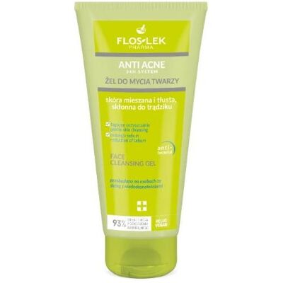 Floslek, Gesichtsreinigung, Anti-Acne 24H System Face Wash Gel 200Ml (Reinigungsgel, 200 ml) Floslek, Gesichtsreinigung, Anti-Acne 24H System Face Wash Gel 200Ml (Reinigungsgel, 200 ml)