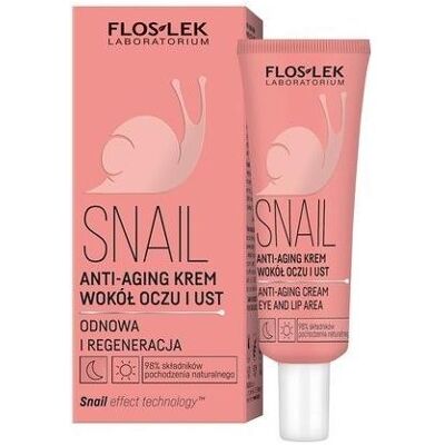 Floslek, Augenpflege, Snail Anti-Aging Cream For Eye And Lip Area 30ml (Augenpflege Crème, 30 ml, Tag) Floslek, Augenpflege, Snail Anti-Aging Cream For Eye And Lip Area 30ml (Augenpflege Crème, 30 ml, Tag)