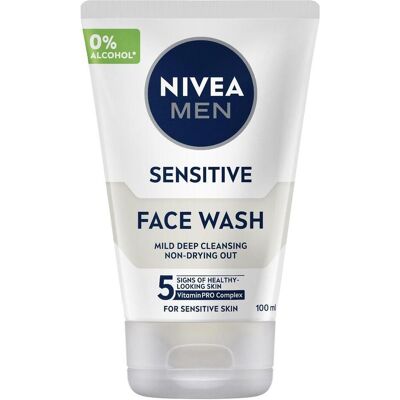NIVEA, Gesichtsreinigung, Men Sensitive Face Wash Gel 100Ml (Reinigungsgel, 100 ml) NIVEA, Gesichtsreinigung, Men Sensitive Face Wash Gel 100Ml (Reinigungsgel, 100 ml)