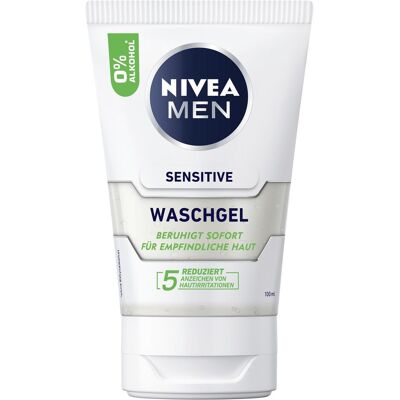 NIVEA, Gesichtsreinigung, Cleansing gel Men Sensitiv e (Wash Gel) 100 ml (Reinigungsgel, 100 ml) NIVEA, Gesichtsreinigung, Cleansing gel Men Sensitiv e (Wash Gel) 100 ml (Reinigungsgel, 100 ml)