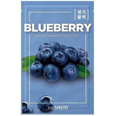 The Saem, Gesichtsmaske, Natural Mask Sheet Blueberry (21 ml) The Saem, Gesichtsmaske, Natural Mask Sheet Blueberry (21 ml)