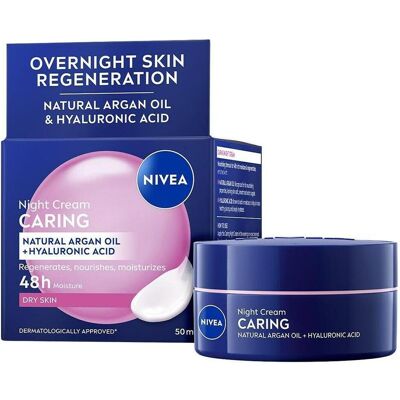 NIVEA, Gesichtscreme, Reichhaltige Nachtpflege (50 ml, Nachtcreme) NIVEA, Gesichtscreme, Reichhaltige Nachtpflege (50 ml, Nachtcreme)