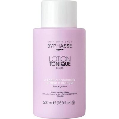 Byphasse, Gesichtsreinigung, Reinigendes Gesichtswasser mit Hamameliswasser und Orangenblüte für fettige Haut (Gesichtswasser, 500 ml) Byphasse, Gesichtsreinigung, Reinigendes Gesichtswasser mit Hamameliswasser und Orangenblüte für fettige Haut (Gesichtswasser, 500 ml)