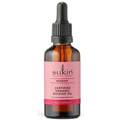 Sukin, Gesichtsserum, Zertifiziertes organisches Hagebuttenöl (50 ml) Sukin, Gesichtsserum, Zertifiziertes organisches Hagebuttenöl (50 ml)