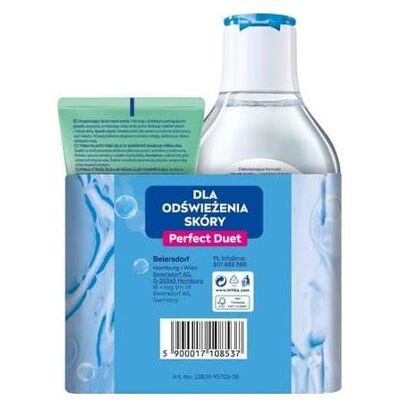 NIVEA, Gesichtsreinigung, Duo Set Micellar Water 400ml Face Gel (Gesichtswasser, Reinigungsgel, 400 ml) NIVEA, Gesichtsreinigung, Duo Set Micellar Water 400ml Face Gel (Gesichtswasser, Reinigungsgel, 400 ml)