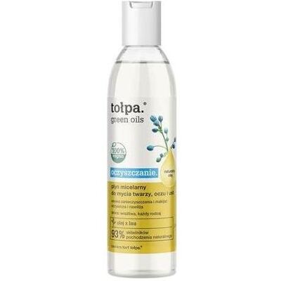 Tołpa, Gesichtsreinigung, GREEN Oils Cleansing Micellar Liquid for Face, Eyes, and Lips 200ml - 100% Vegan (200 ml) Tołpa, Gesichtsreinigung, GREEN Oils Cleansing Micellar Liquid for Face, Eyes, and Lips 200ml - 100% Vegan (200 ml)