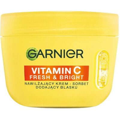 Lirene, Gesichtscreme, GARNIER Vitamin C Fresh &, Bright nawilżający - krem sorbet dodający blasku 85ml (85 ml, Tagescreme) Lirene, Gesichtscreme, GARNIER Vitamin C Fresh &, Bright nawilżający - krem sorbet dodający blasku 85ml (85 ml, Tagescreme)