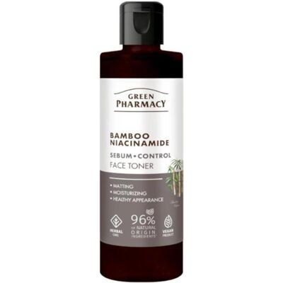 Schubiger, Gesichtsreinigung, GREEN PHARMACY Bambus + Niacynamid Tonik do twarzy 200 ml (Gesichtswasser, 200 ml) Schubiger, Gesichtsreinigung, GREEN PHARMACY Bambus + Niacynamid Tonik do twarzy 200 ml (Gesichtswasser, 200 ml)