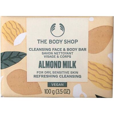 The Body Shop, Gesichtsreinigung, Almond Milk Cleansing Face & Body Soap (Reinigungstücher Gesicht, 100 g) The Body Shop, Gesichtsreinigung, Almond Milk Cleansing Face & Body Soap (Reinigungstücher Gesicht, 100 g)