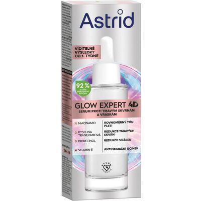 Astrid, Gesichtsserum, Glow Expert Serum gegen dunkle Flecken und Falten 30 ml (30 ml) Astrid, Gesichtsserum, Glow Expert Serum gegen dunkle Flecken und Falten 30 ml (30 ml)