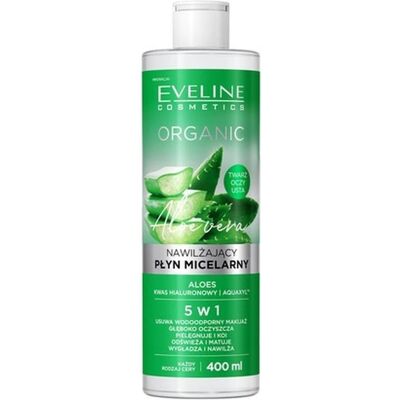 Eveline, Gesichtsreinigung, Organic moisturizing micellar liquid for all skin types Aloe Vera 400ml (400 ml) Eveline, Gesichtsreinigung, Organic moisturizing micellar liquid for all skin types Aloe Vera 400ml (400 ml)