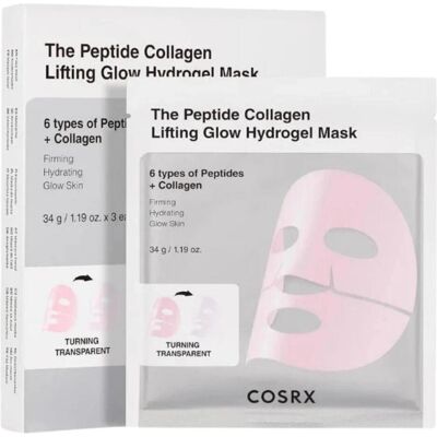 Cosrx, Gesichtsmaske, Peptide Collagen Glow Hydrogel Mask (85 g) Cosrx, Gesichtsmaske, Peptide Collagen Glow Hydrogel Mask (85 g)